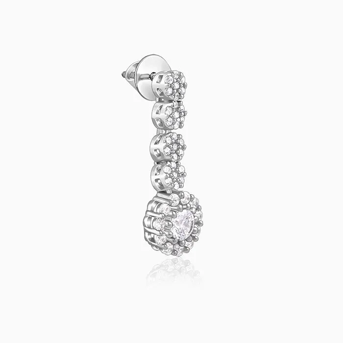 Silver Prima Donna Dangler Earrings Giva
