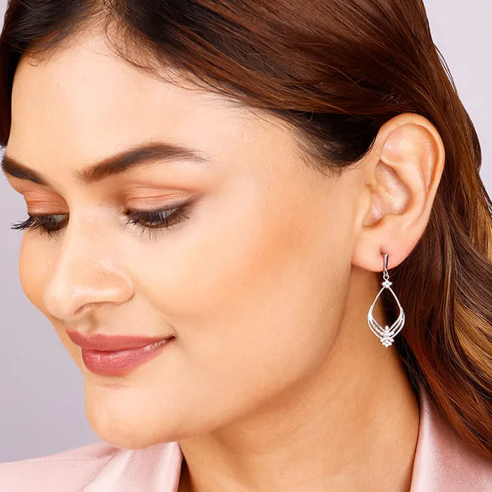 Silver Princess Earrings Giva