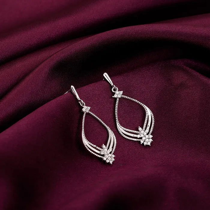 Silver Princess Earrings Giva