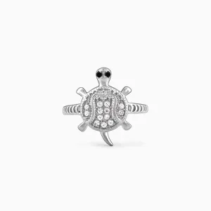 Silver Racy Tortoise Ring For Him Giva