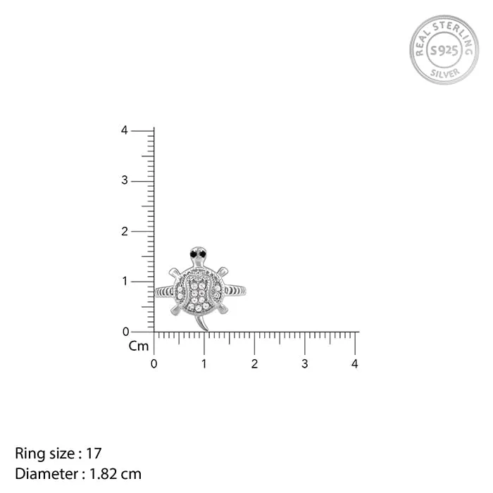 Silver Racy Tortoise Ring For Him Giva