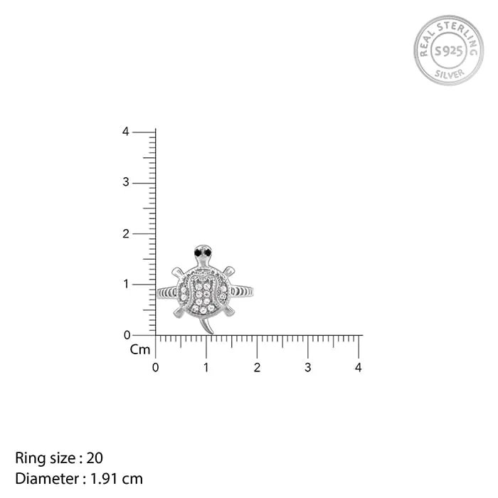 Silver Racy Tortoise Ring For Him Giva