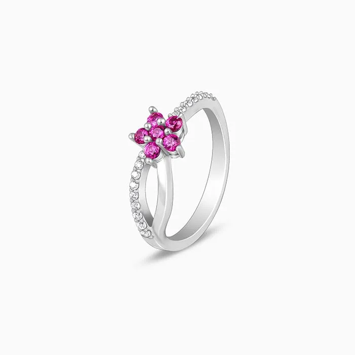 Silver Radiant Rose Ring Giva