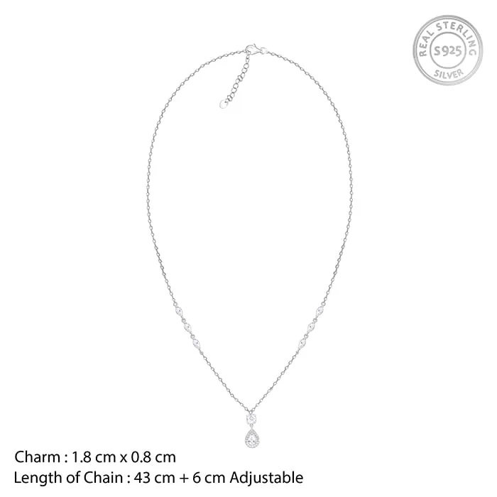 Silver Regal Radiance Necklace Giva