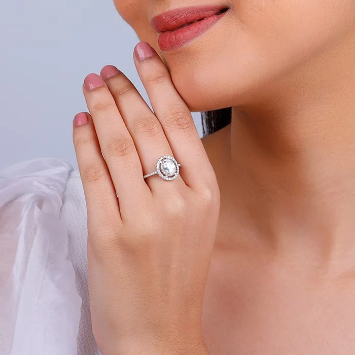 Silver Sanguine Ring Giva