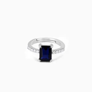 Silver Sapphire Brilliance Ring Giva