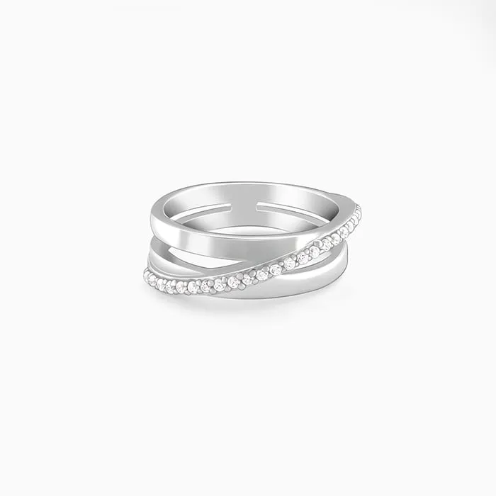 Silver Sash Ring Giva