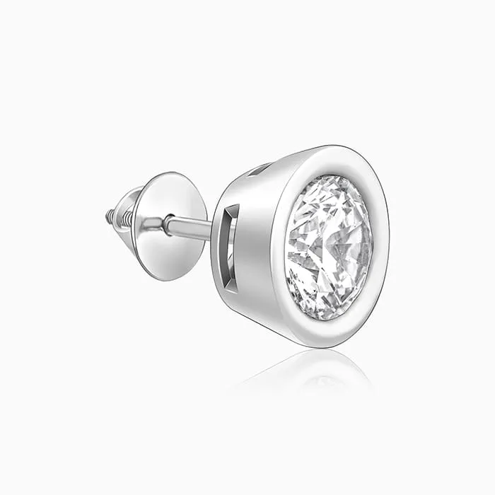 Silver Shine Zircon Earrings Giva
