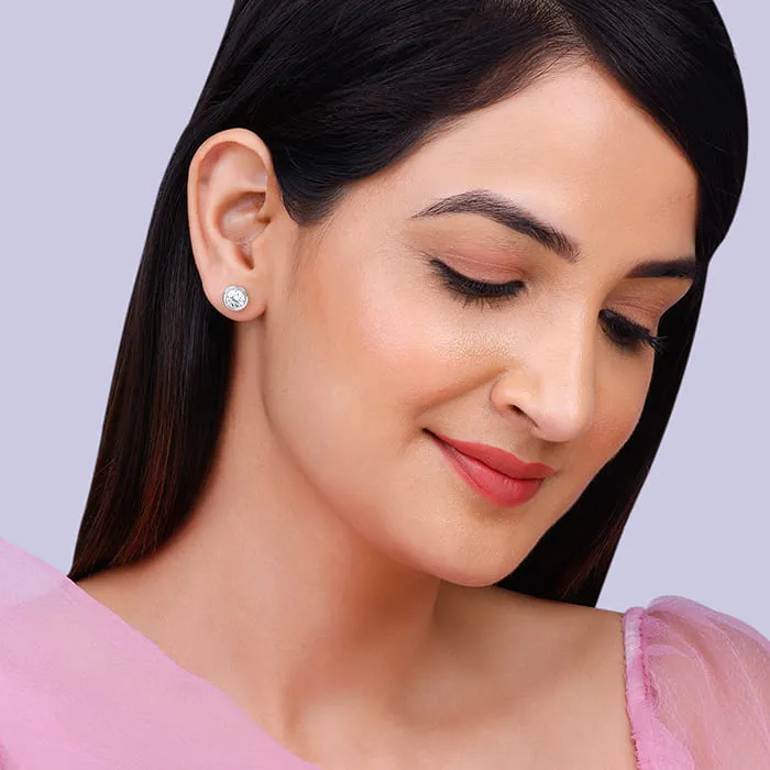 Silver Shine Zircon Earrings Giva