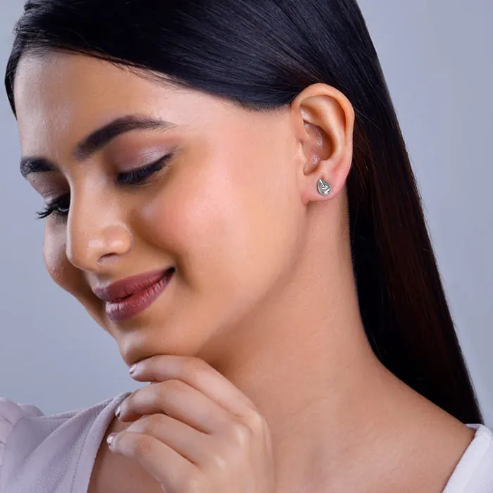 Silver Small Tear Drop Earrings Giva