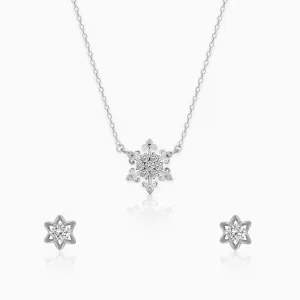 Silver Snowflake Set Giva