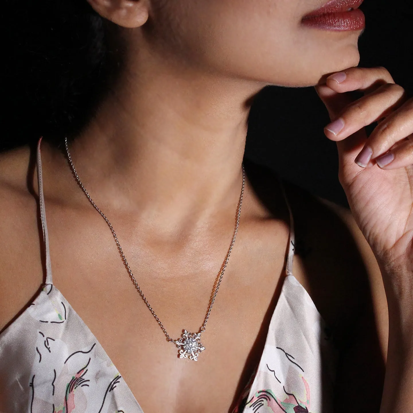 Silver Snowflake Set Giva