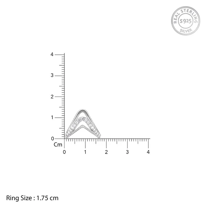 Silver Sparkling Spirits Vanki Ring Giva