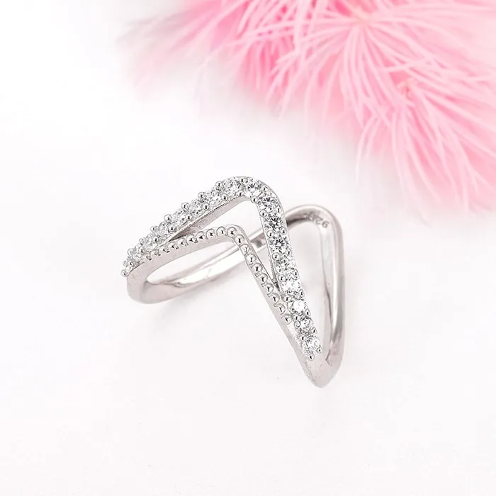 Silver Sparkling Spirits Vanki Ring Giva