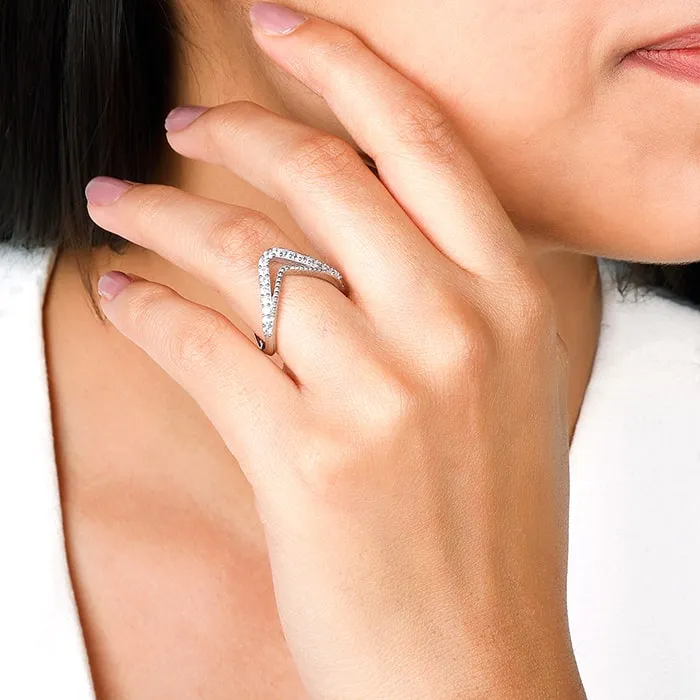 Silver Sparkling Spirits Vanki Ring Giva