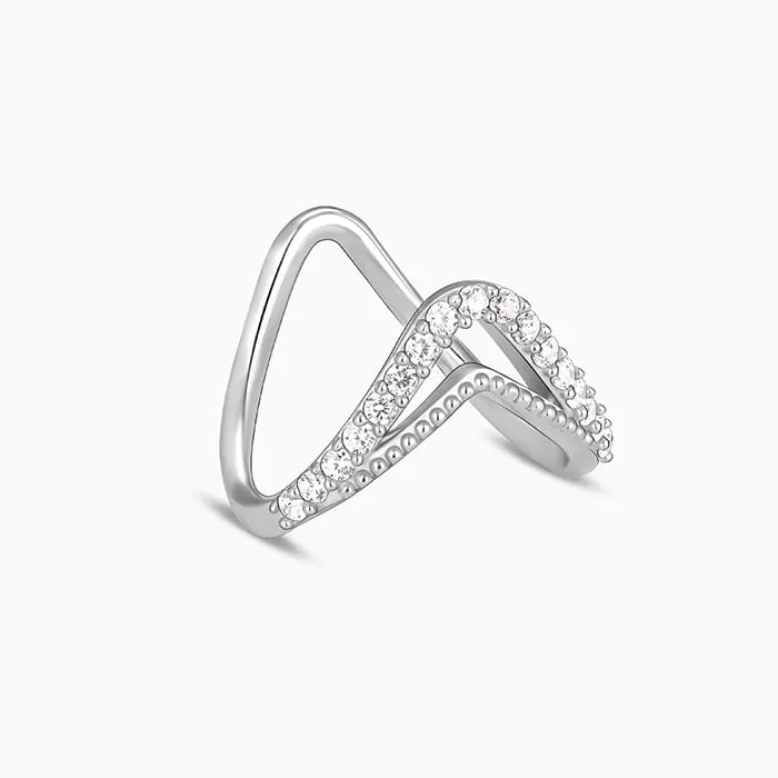 Silver Sparkling Spirits Vanki Ring Giva
