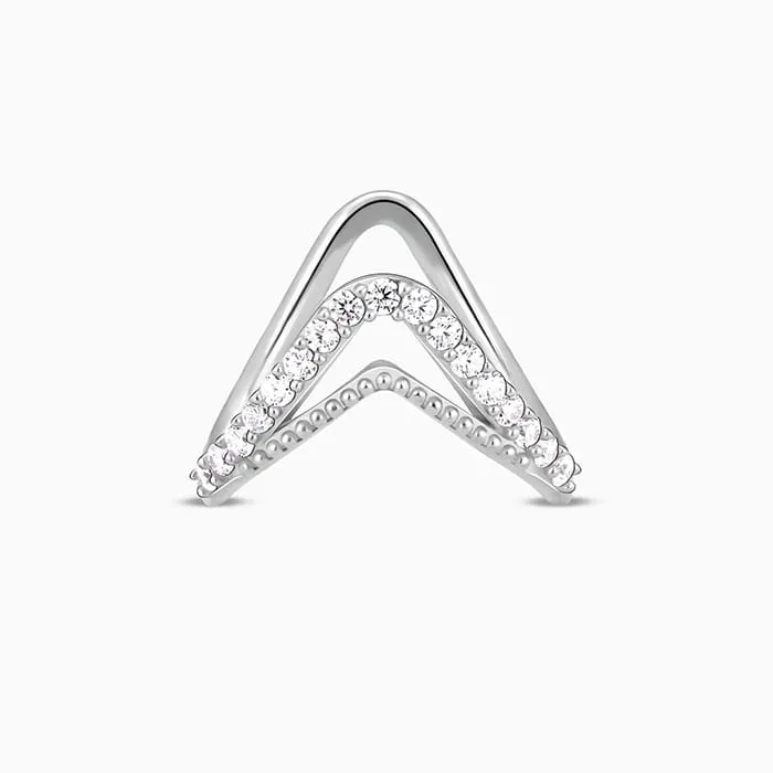 Silver Sparkling Spirits Vanki Ring Giva
