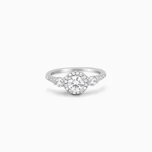Silver Sparkly Ring Giva