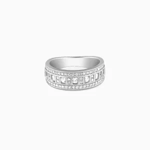 Silver Squares Ring Giva