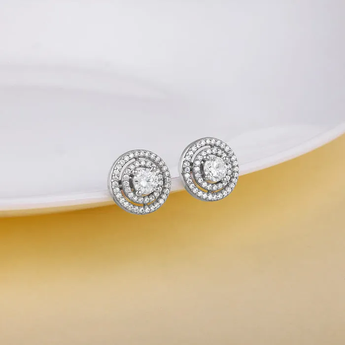 Silver Stand Out Studs Giva