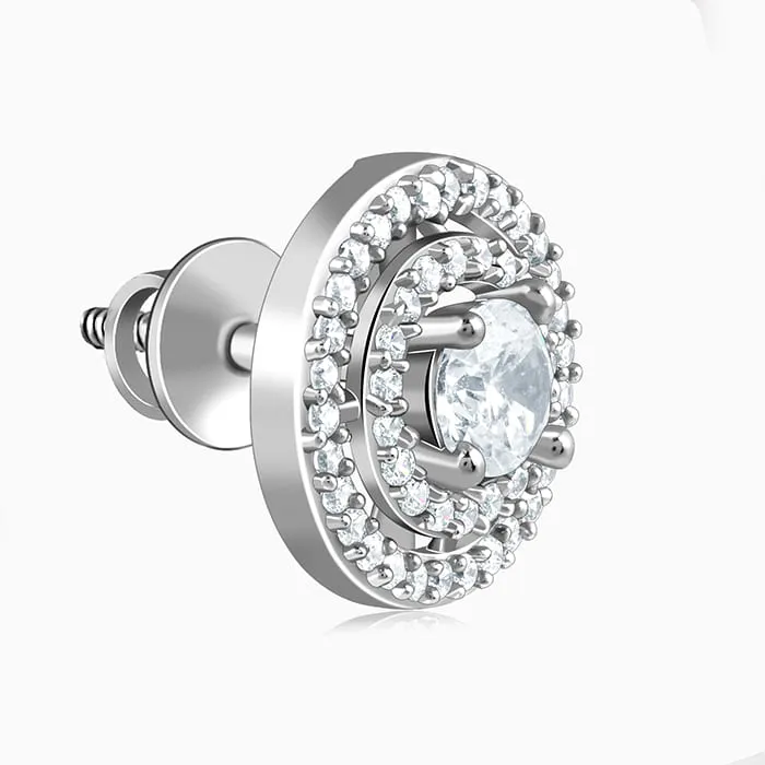 Silver Stand Out Studs Giva
