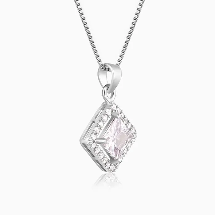 Silver Starlight Sparkle Pendant With Box Chain Giva