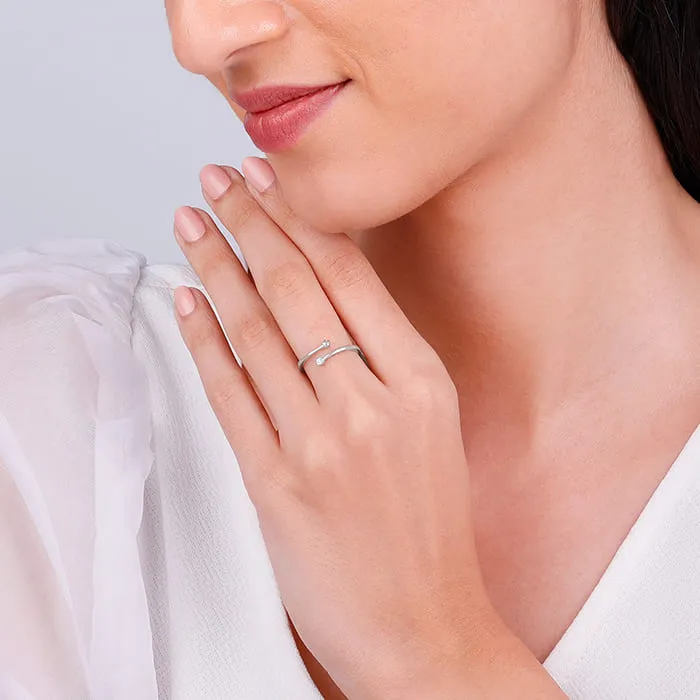 Silver Starlit Ring Giva