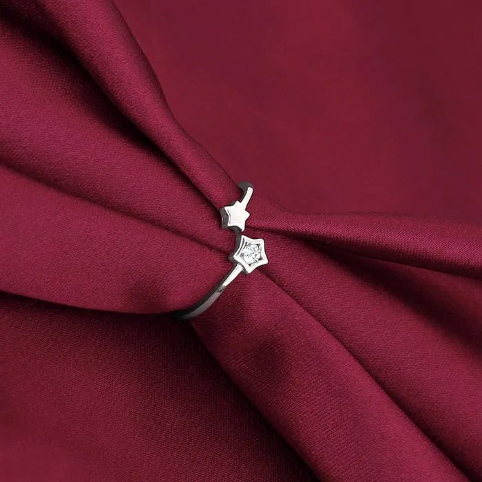 Silver Starlit Shine Ring Giva