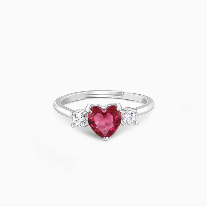 Silver Stay With Me Ring Giva