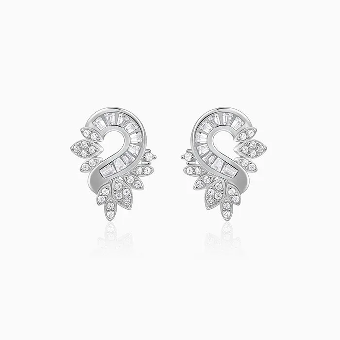 Silver Stunning Bling Earrings Giva
