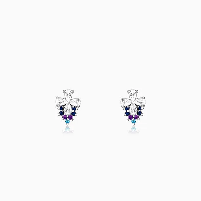 Silver Summer Love Stud Earrings Giva