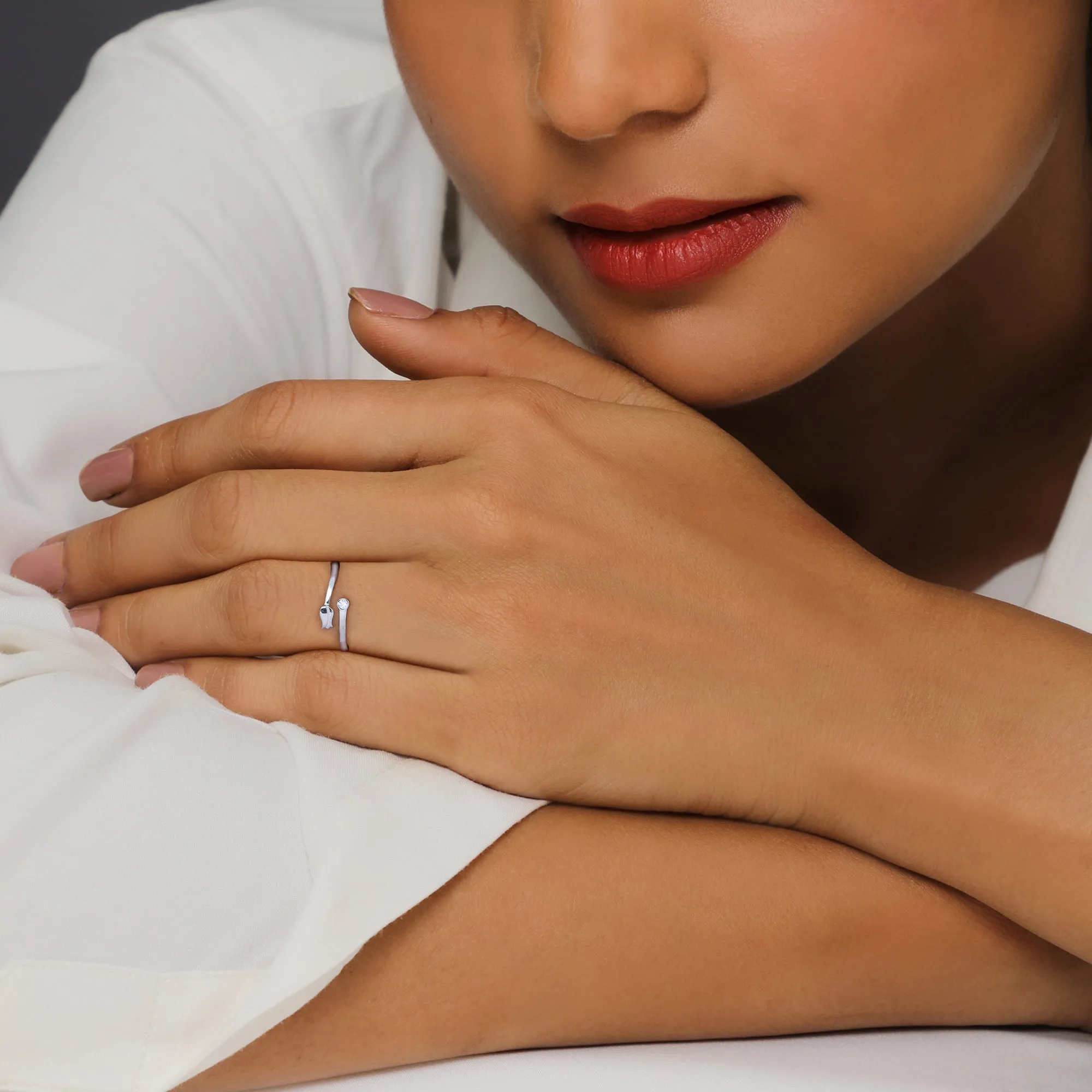 Silver Swift Silhouette Ring Giva