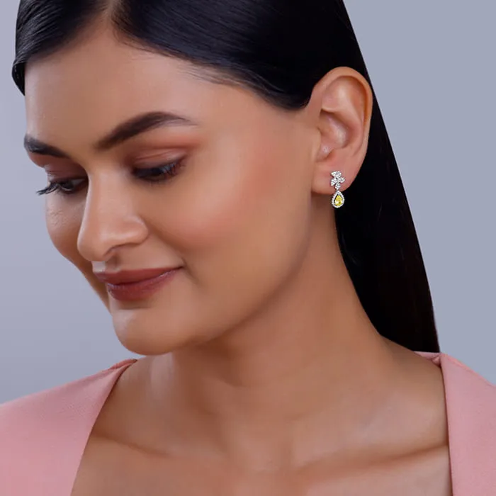 Silver The Fleur Earrings Giva