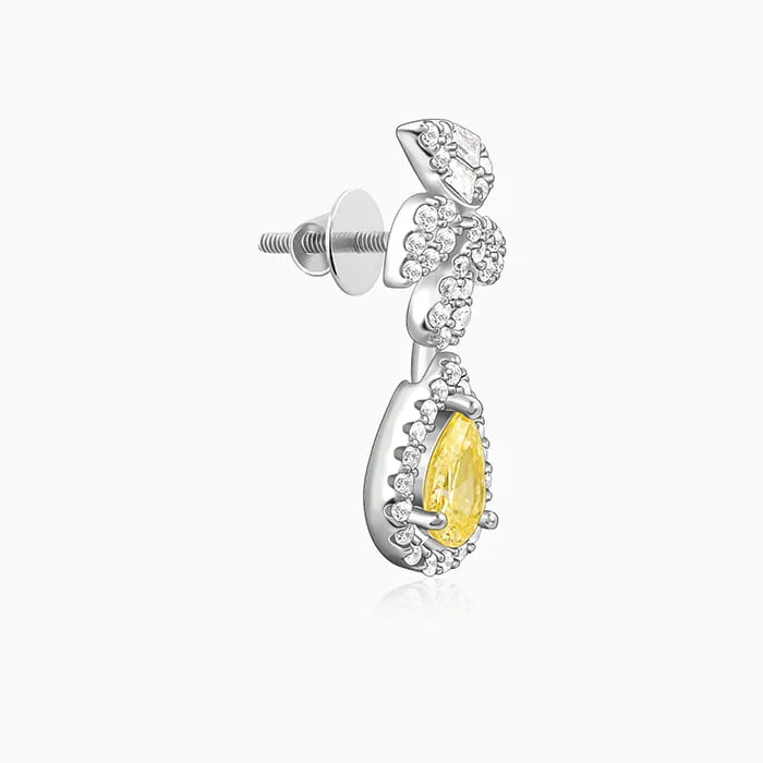 Silver The Fleur Earrings Giva