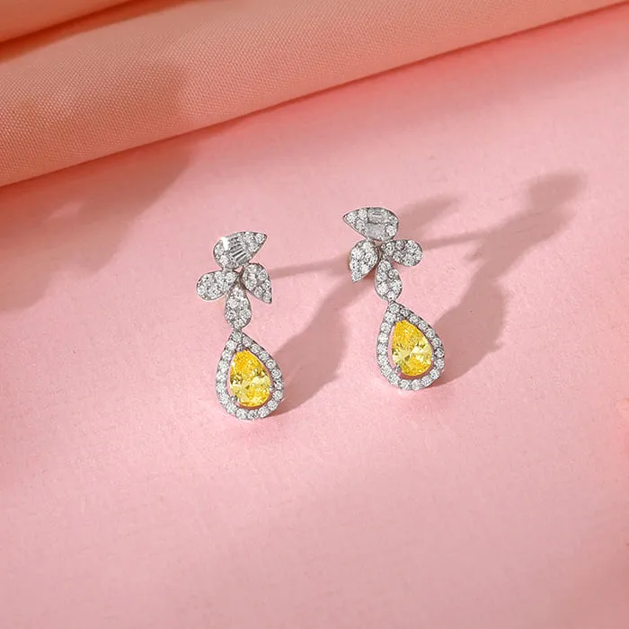 Silver The Fleur Earrings Giva