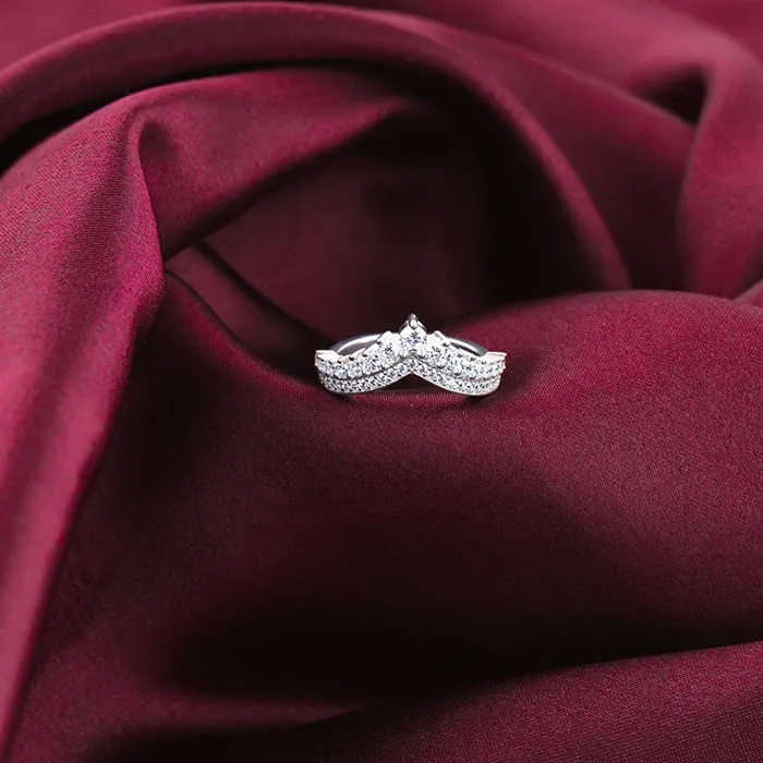 Silver Tiara Vanki Ring Giva