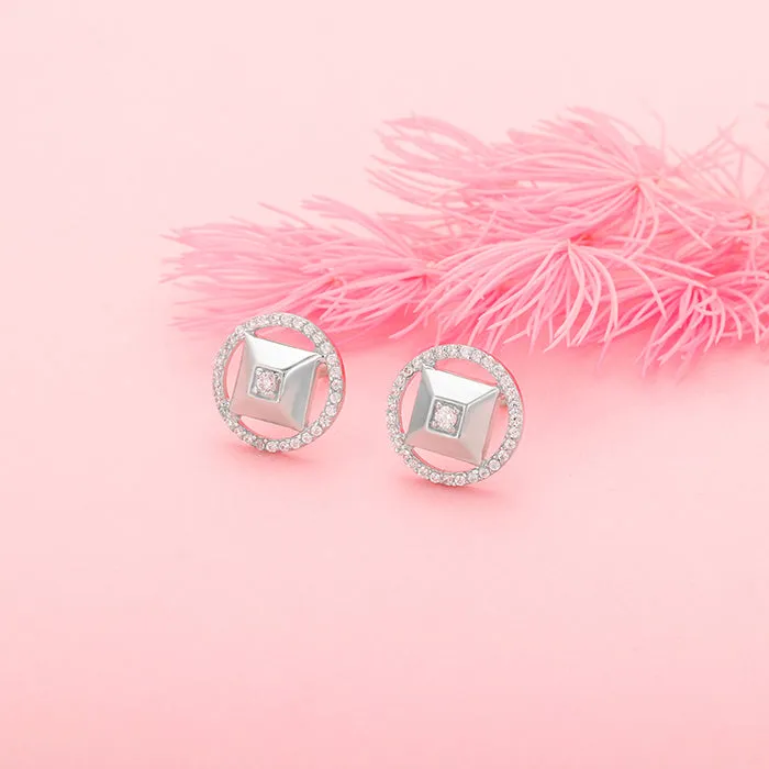Silver Tropical Paradise Signature Earrings Giva