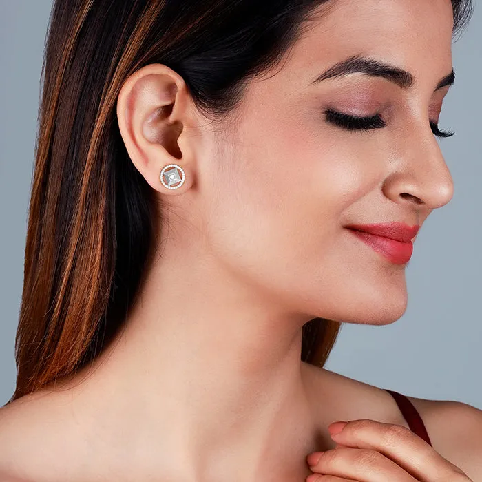 Silver Tropical Paradise Signature Earrings Giva