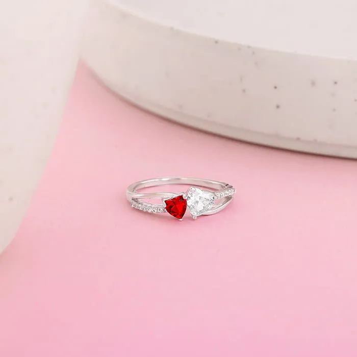 Silver U & Me Ring Giva