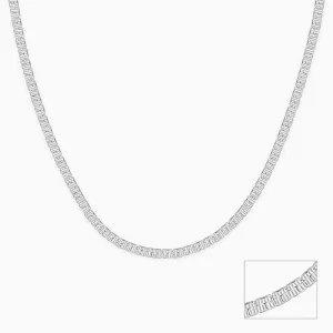 Silver Valour Chain For Him Giva