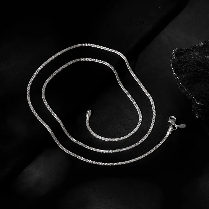 Silver Valour Chain For Him Giva