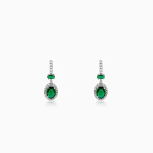 Silver Verdant Whisper Drop Earrings Giva