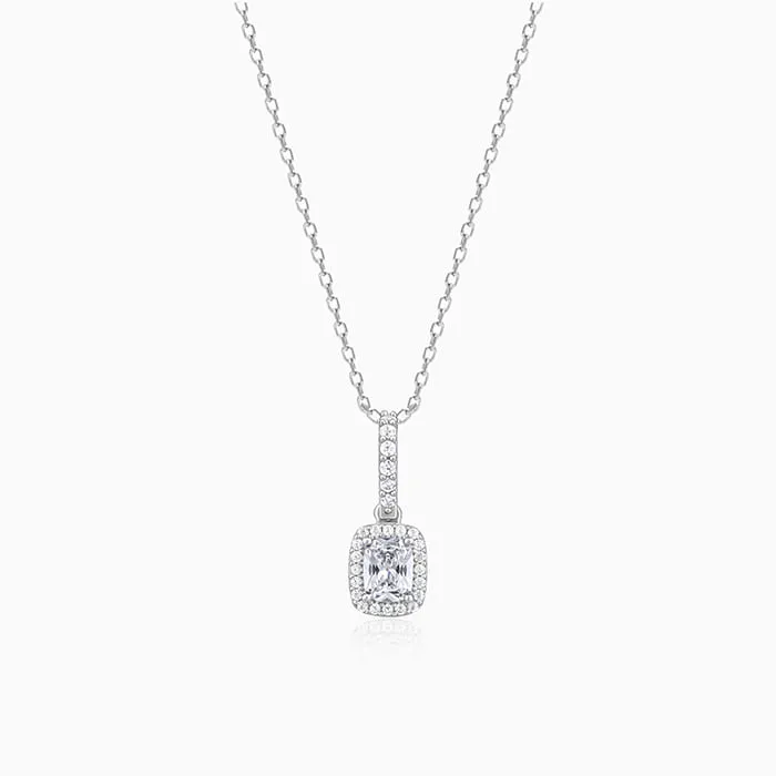 Silver Vesper Pendant With Link Chain Giva