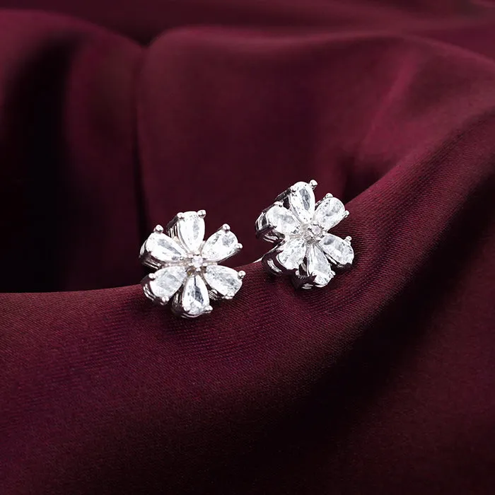 Silver Virtuous Flora Earrings Giva