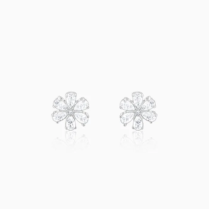 Silver Virtuous Flora Earrings Giva