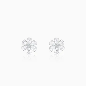 Silver Virtuous Flora Earrings Giva
