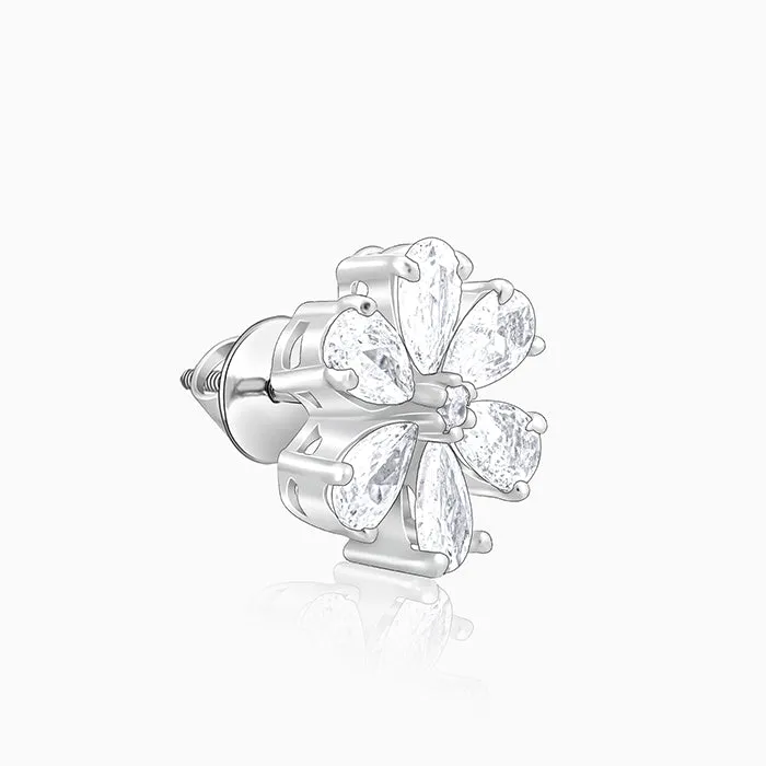 Silver Virtuous Flora Earrings Giva