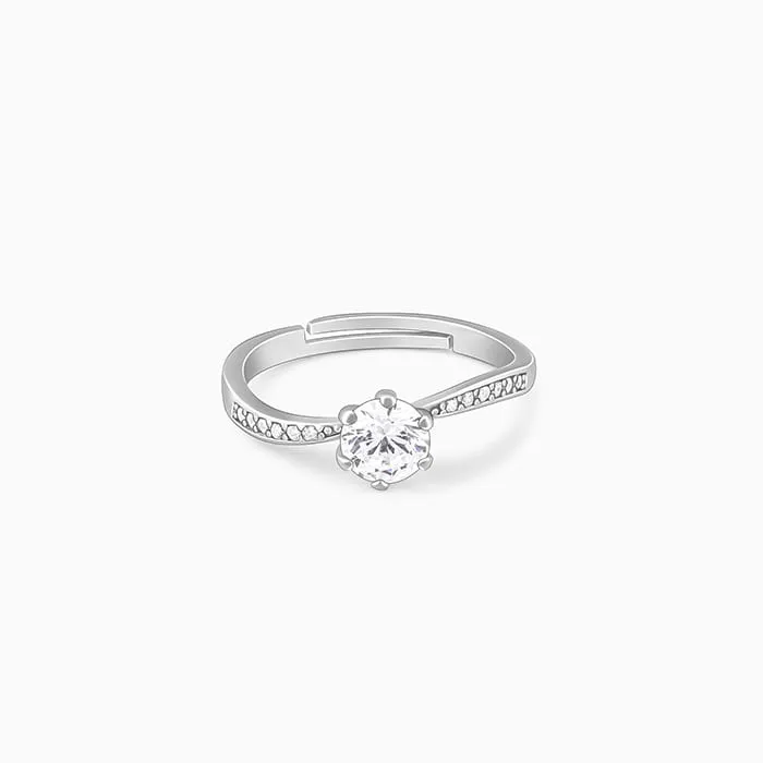 Silver Waver Glam Ring Giva