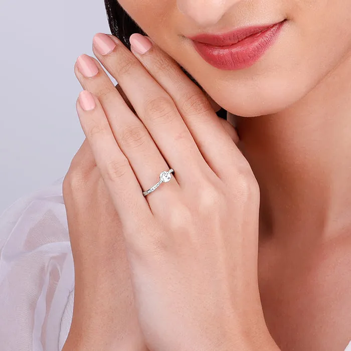 Silver Waver Glam Ring Giva