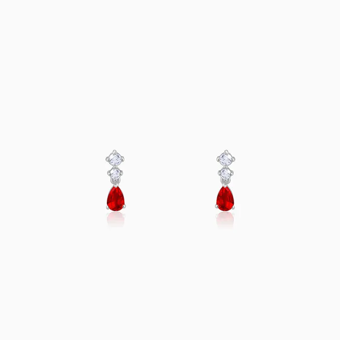 Silver We Fell in Love Earrings Giva